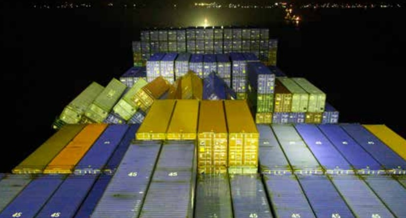 MARINE INCIDENT : Containership MV. CMA CGM BELEM Loses Nearly 100 ...
