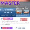 SƠ TUYỂN NHÂN LỰC HÀNG HẢI : THUYỀN TRƯỞNG (MASTER) – TÀU DẦU HÓA CHẤT (OILCHEM) – BAHRI CHEMICAL FLEET