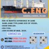 SƠ TUYỂN NHÂN LỰC HÀNG HẢI : MÁY TRƯỞNG (CH/ENG) – TÀU HÀNG RỜI (SUPRAMAX) – SMT SHIPPING FLEET