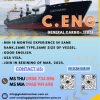 SƠ TUYỂN NHÂN LỰC HÀNG HẢI : MÁY TRƯỞNG (CH/ENG) – TÀU HÀNG BÁCH HÓA ĐA NĂNG (MPP) – SMT SHIPPING FLEET