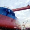 SHIPBUIDING INDUSTRY : VIETNAM – Nam Trieu ShipYard Successfully Launched the second Bulk carrier 65,000 DWT MV. TRUONG MINH DREAM 02