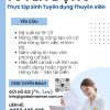 TUYỂN DỤNG VĂN PHÒNG 12.2025 : THỰC TẬP SINH NHÂN VIÊN TUYỂN DỤNG NHÂN LỰC HÀNG HẢI