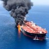 MARINE ACCIDENT : HORMUZ CRISIS – Supertanker With 2 Million Barrels Of Oil Explodes After Hitting Naval Mine In Hormuz